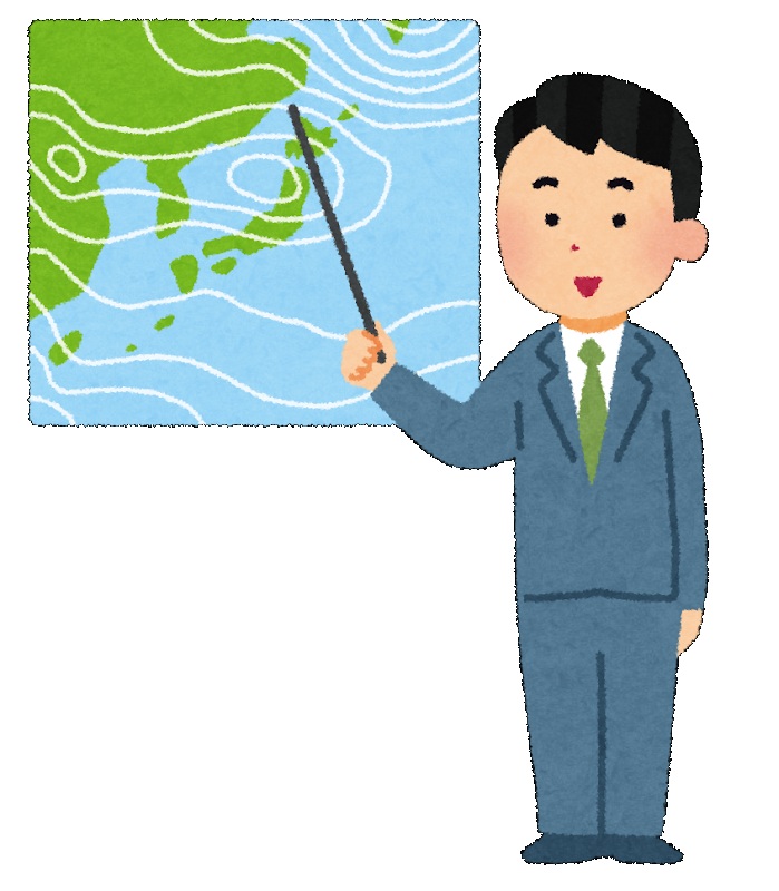 異常な天気の動き